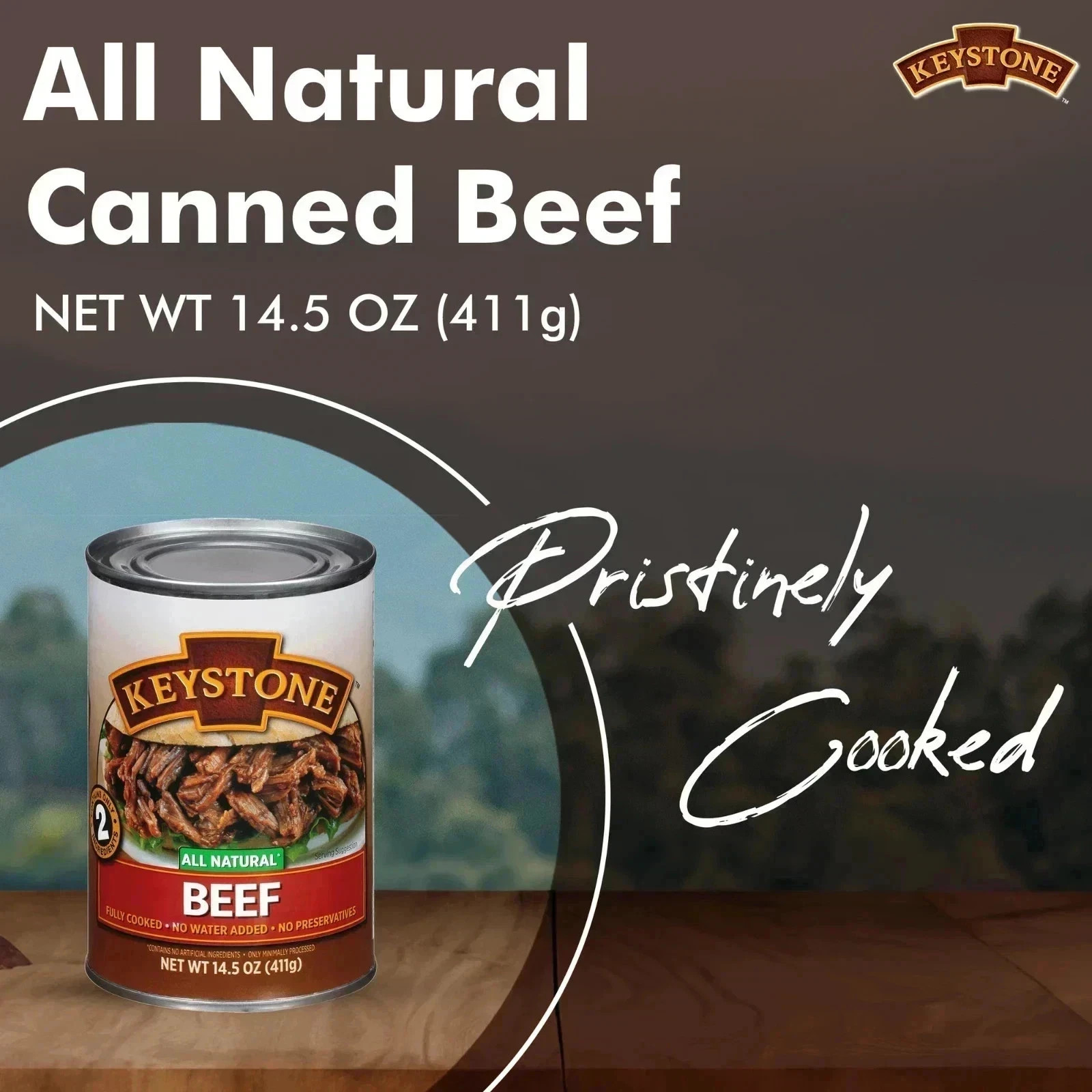 Keystone All Natural Beef, 14.5 oz Can... gallery