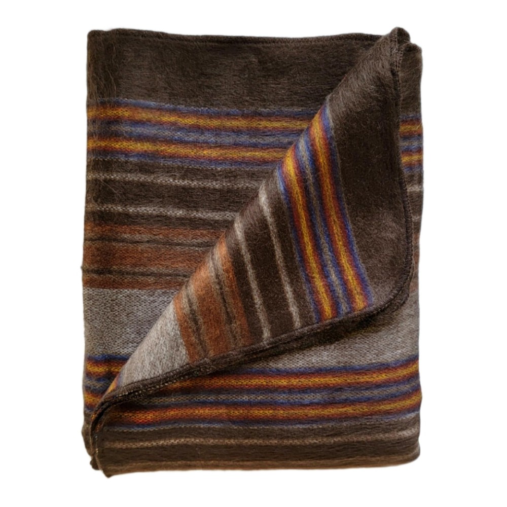 Alpaca Wool Throw Blanket | Warm, Ultra-Soft, 85" x 65" | Breathable, Non-Itc...
