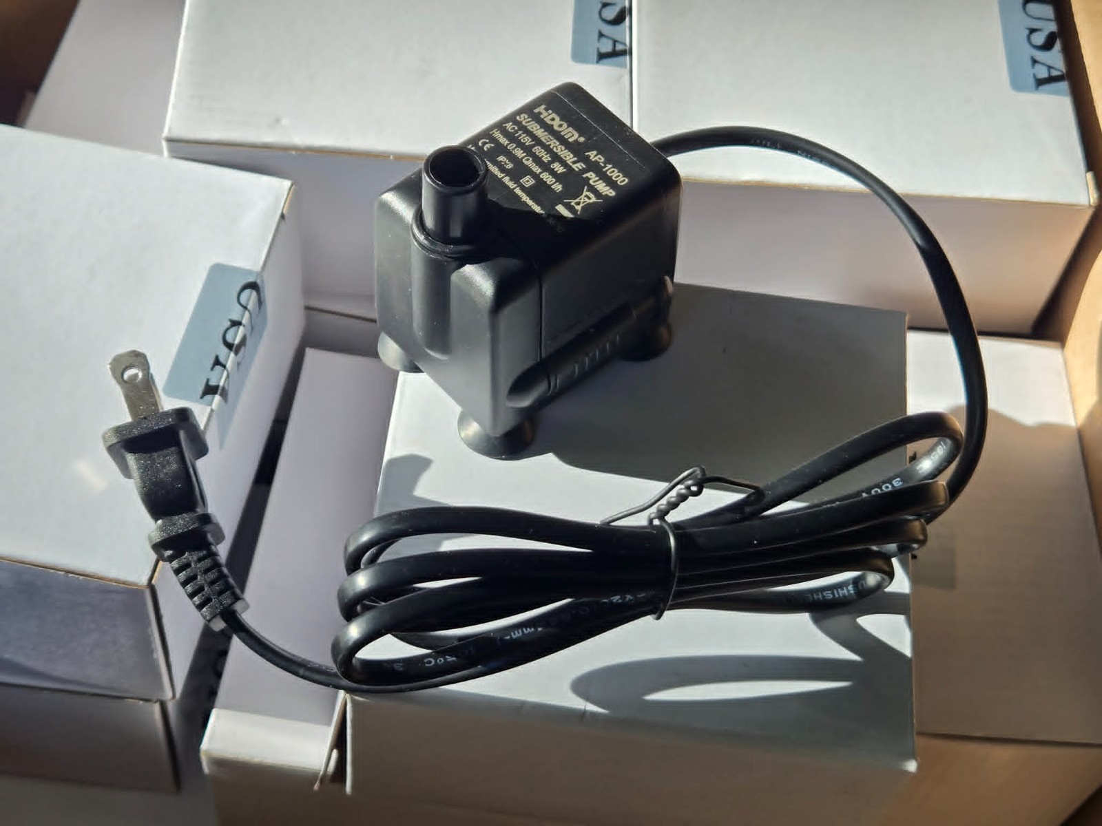 ( 19 Pack ) 90 GPH Mini Submersible Pump – AC Fountain & Aquarium (19 pack) gallery