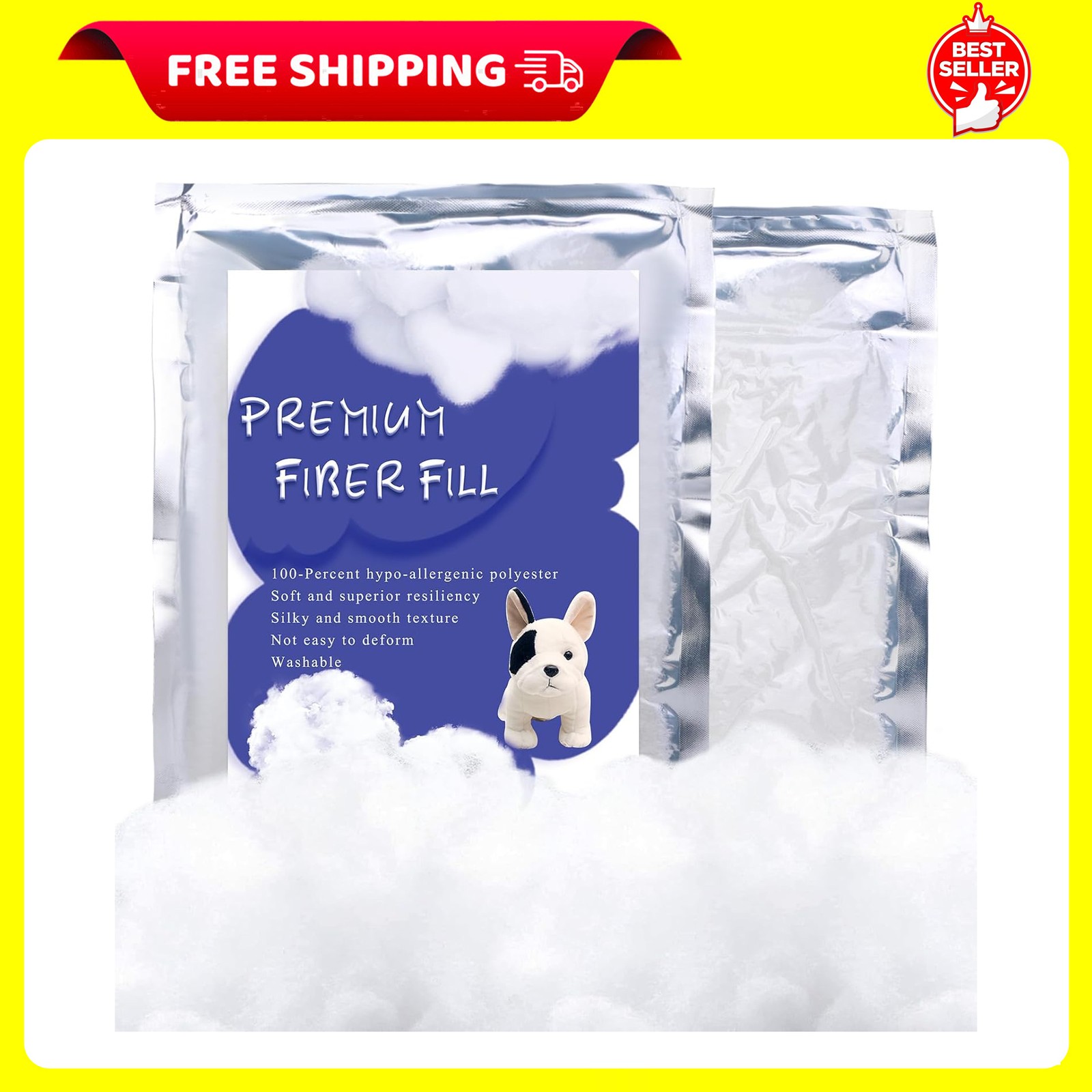 Polyester Fiber Clouds for Ceiling Decor - 400g Fake Snow & Fill gallery