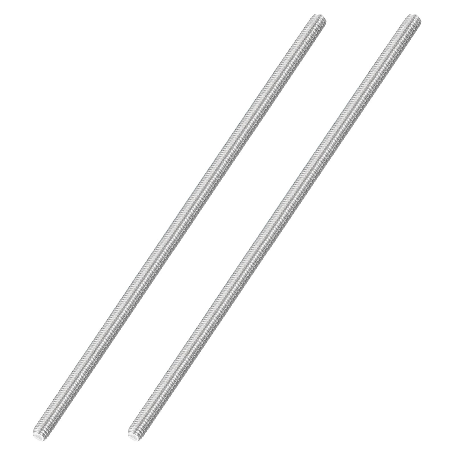 M6x190mm Fully Threaded Rod, 2Pcs 316 Stainless Steel 1 Pitch Threaded Screw gallery