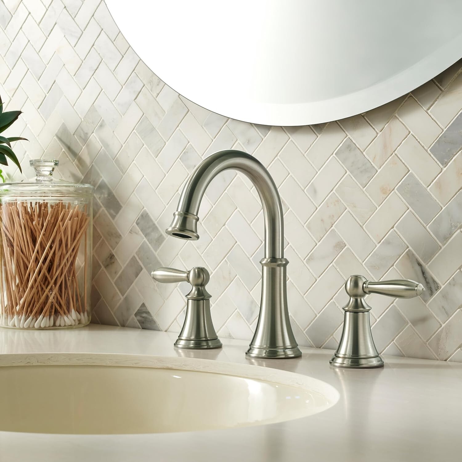 Pfister Courant 8 in. Widespread 2-Handle Bathroom Faucet in Brushed Nickel gallery