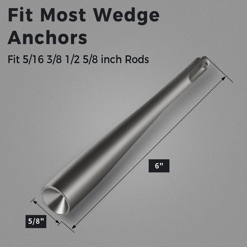 SDS Plus Anchor Setting Tool Hammer Drill Attachment Installing Wedge Anchors gallery