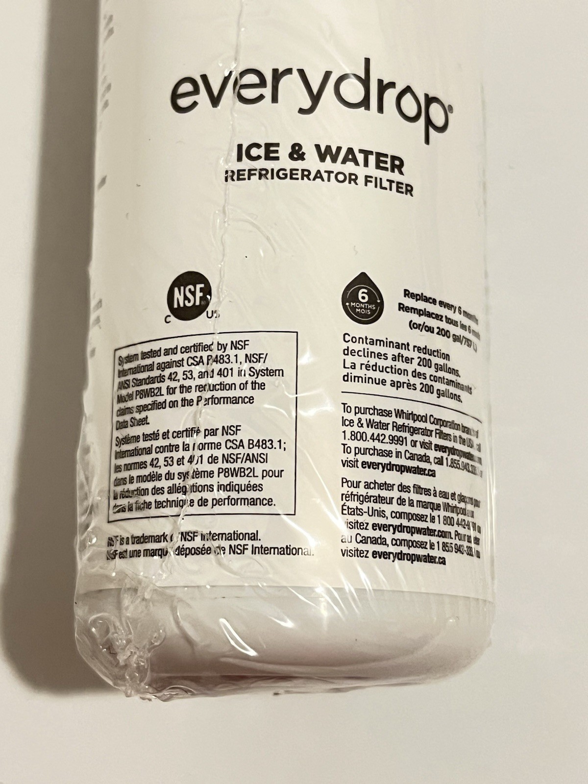 EveryDrop #1 Refrigerator Ice and Water Filter ΕDR1RXD1 P8RFWB2L gallery