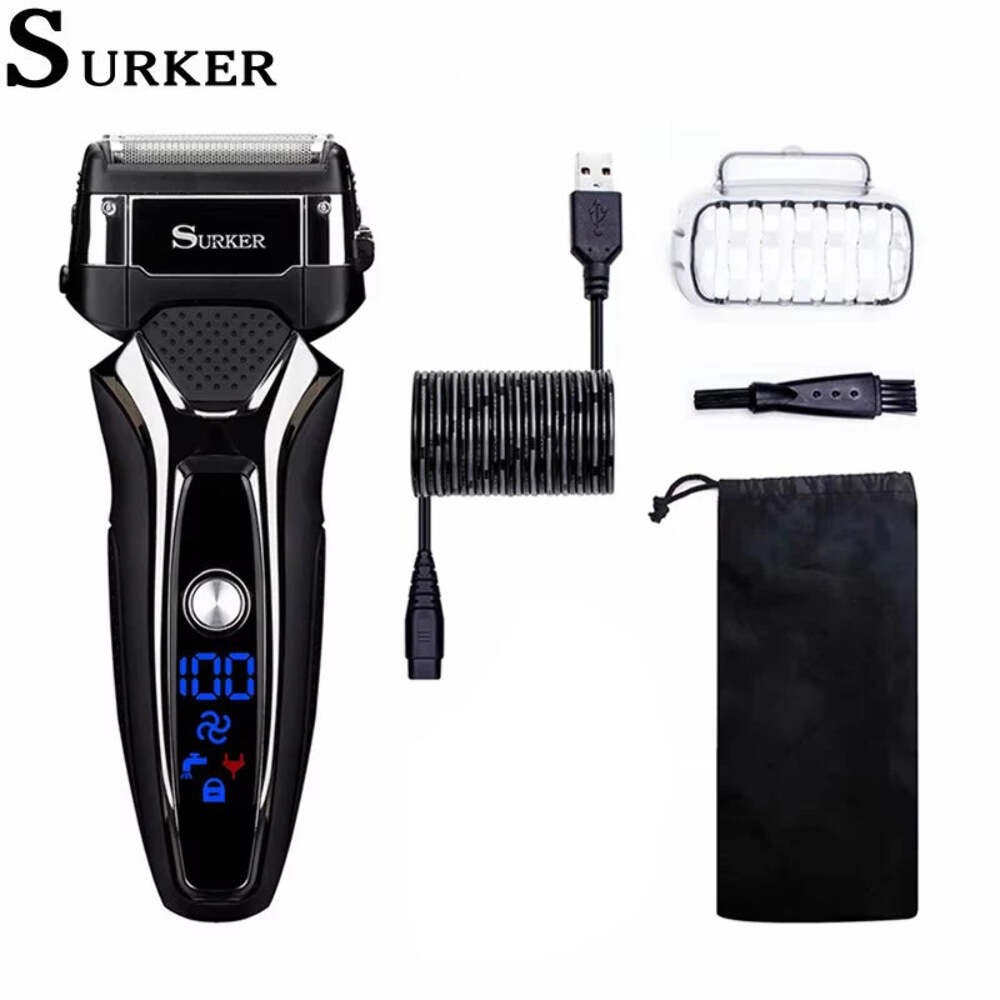 Surker Electric Shaver for Men Rechargeable Intelligent Reciprocating Type Razor gallery