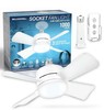 🔥NEW Bell & Howell Socket Fan Light 15.7” Indoor White Ceiling w/ Remote LED gallery