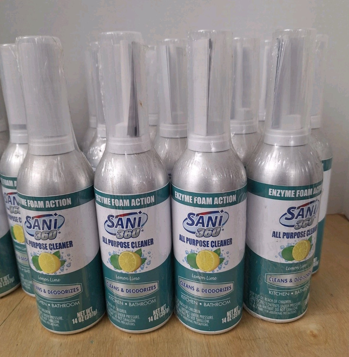 SANI 360° Sani Sticks All Purpose Cleaner Enzyme Foam 10 Pieces Lot Bundle gallery