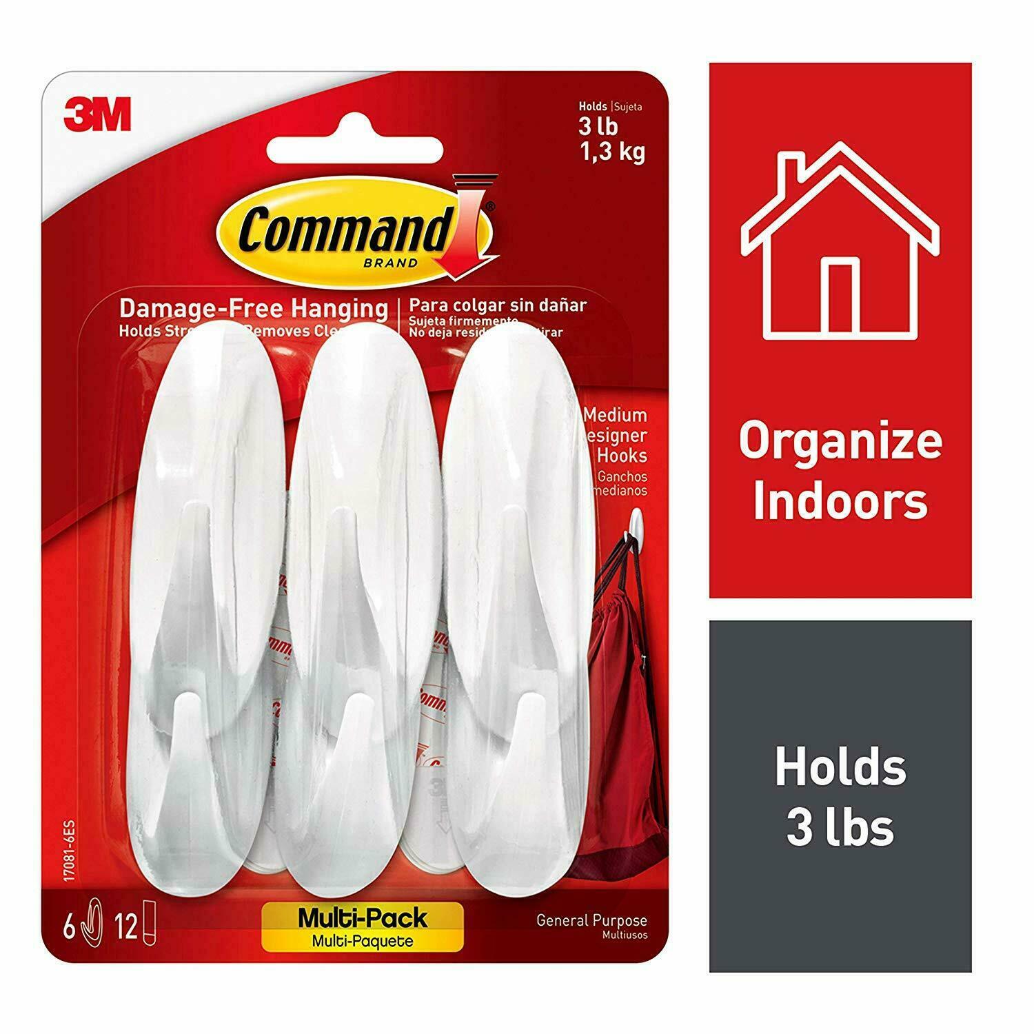 Command Medium Designer Hooks Value Pack 17081-6ES - BUY MORE & SAVE 15%!! gallery