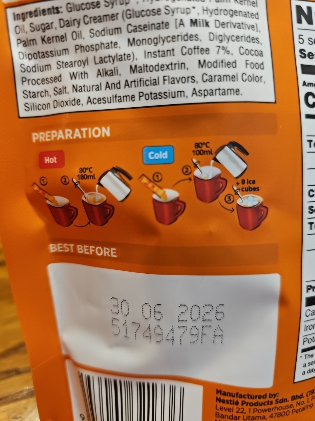 3 NEW Nescafe 3 In 1 CARAMEL LATTE Instant Coffee Mix 4.06 oz, 15 HOT COLD gallery