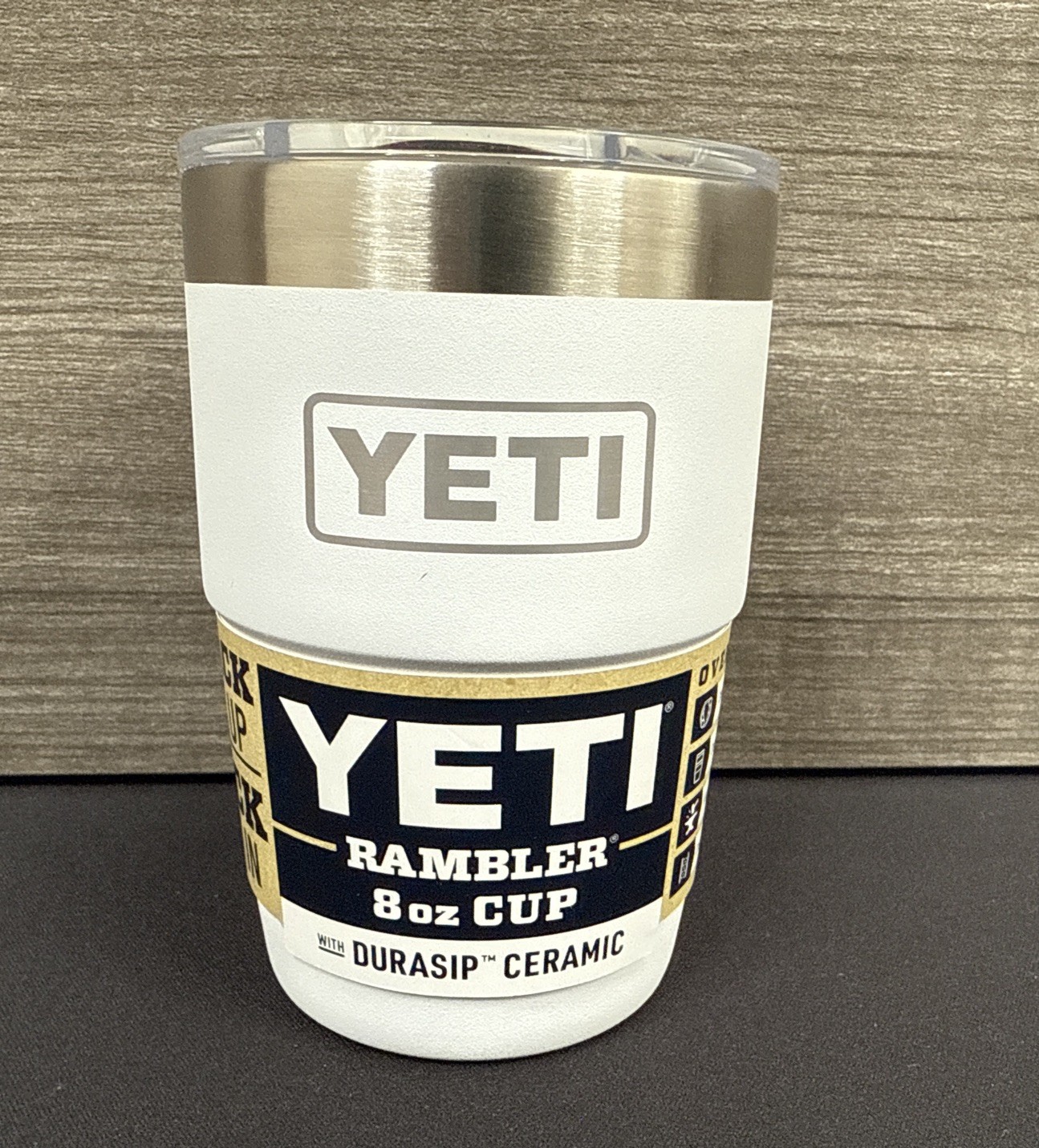 YETI Cape Taupe 8 oz Stackable Cup (White) Brand New/Free Shipping gallery
