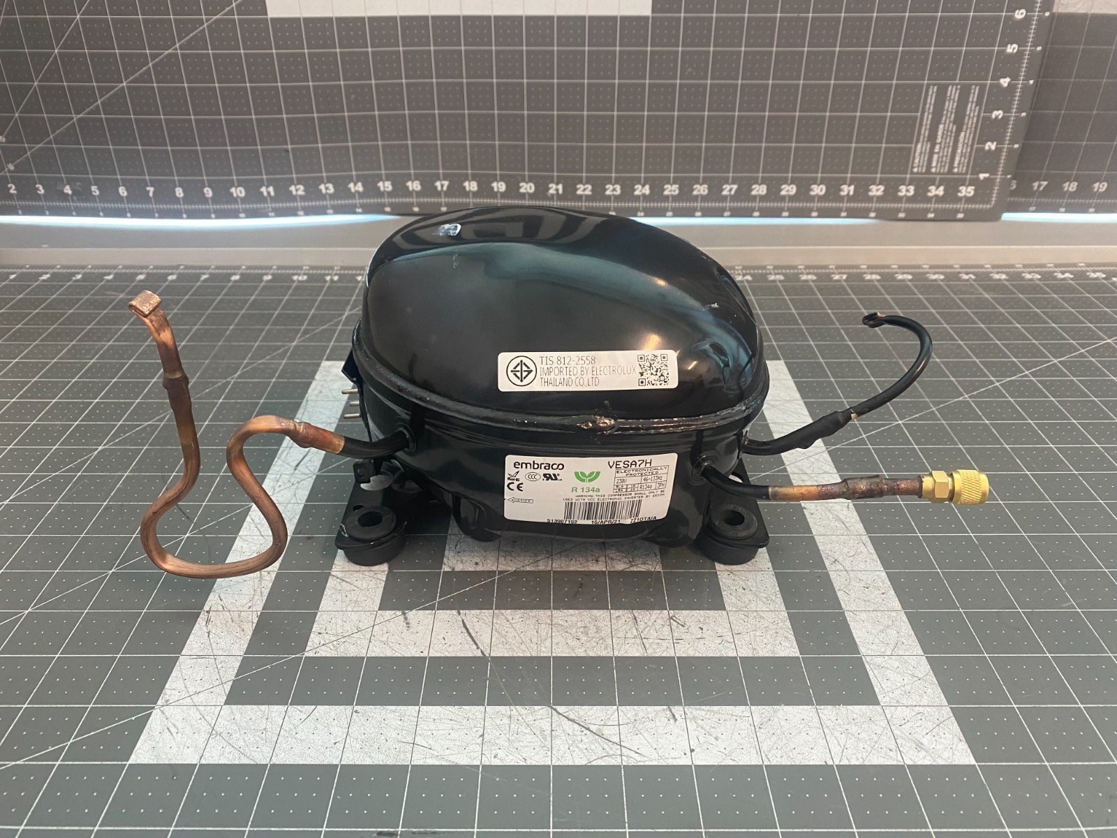 Frigidaire Refrigerator Compressor P# VESA7H gallery