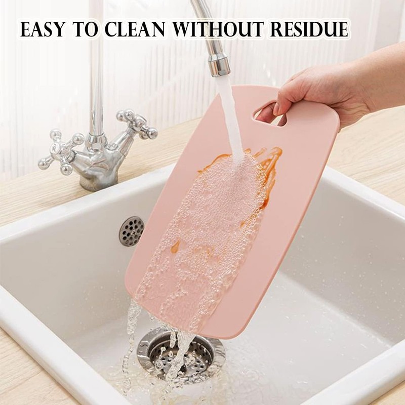 Versatile 3-Piece Cutting Board Set in Elegant Pink – BPA-Free & Easy to Clean gallery