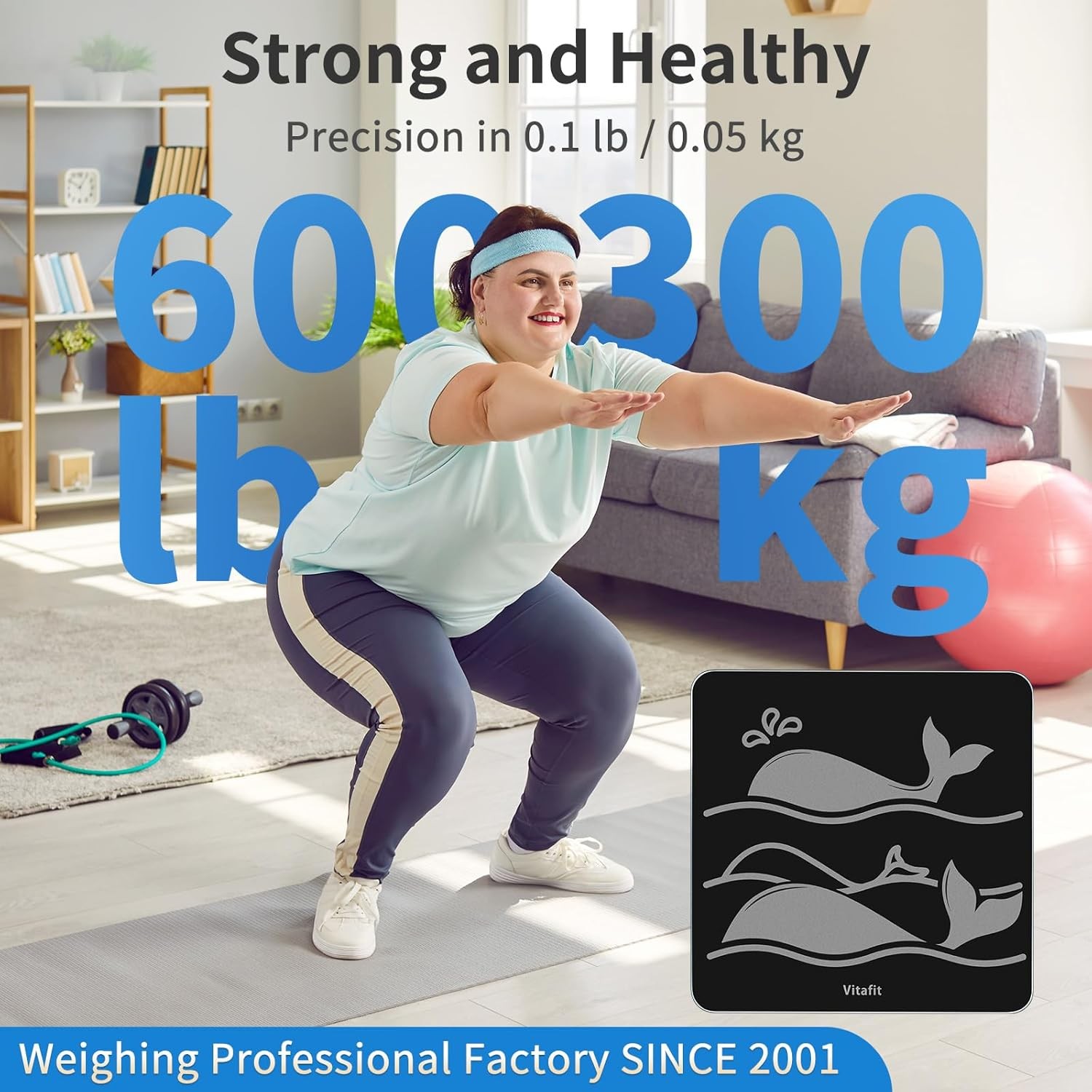 azing 600lb Smart Bathroom Scale for Body Weight in 0.1lb, High gallery