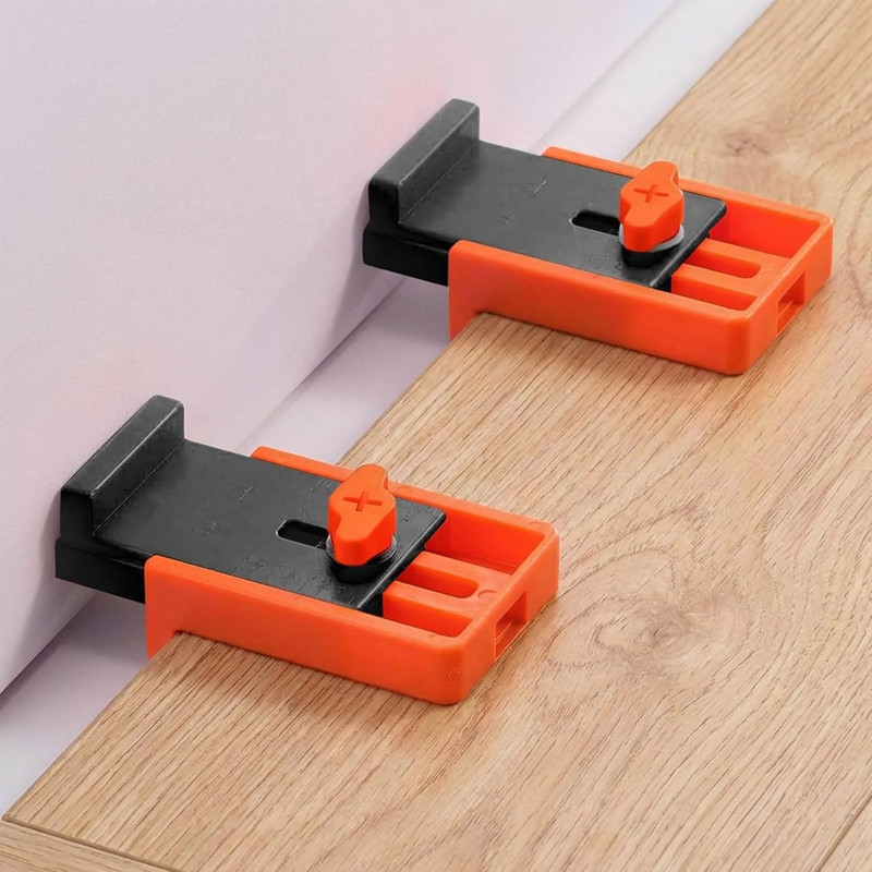 20-Pack Upgraded Flooring Spacers, 1/4" to 1" (6-25Mm) Adjustable Gap, Stable gallery