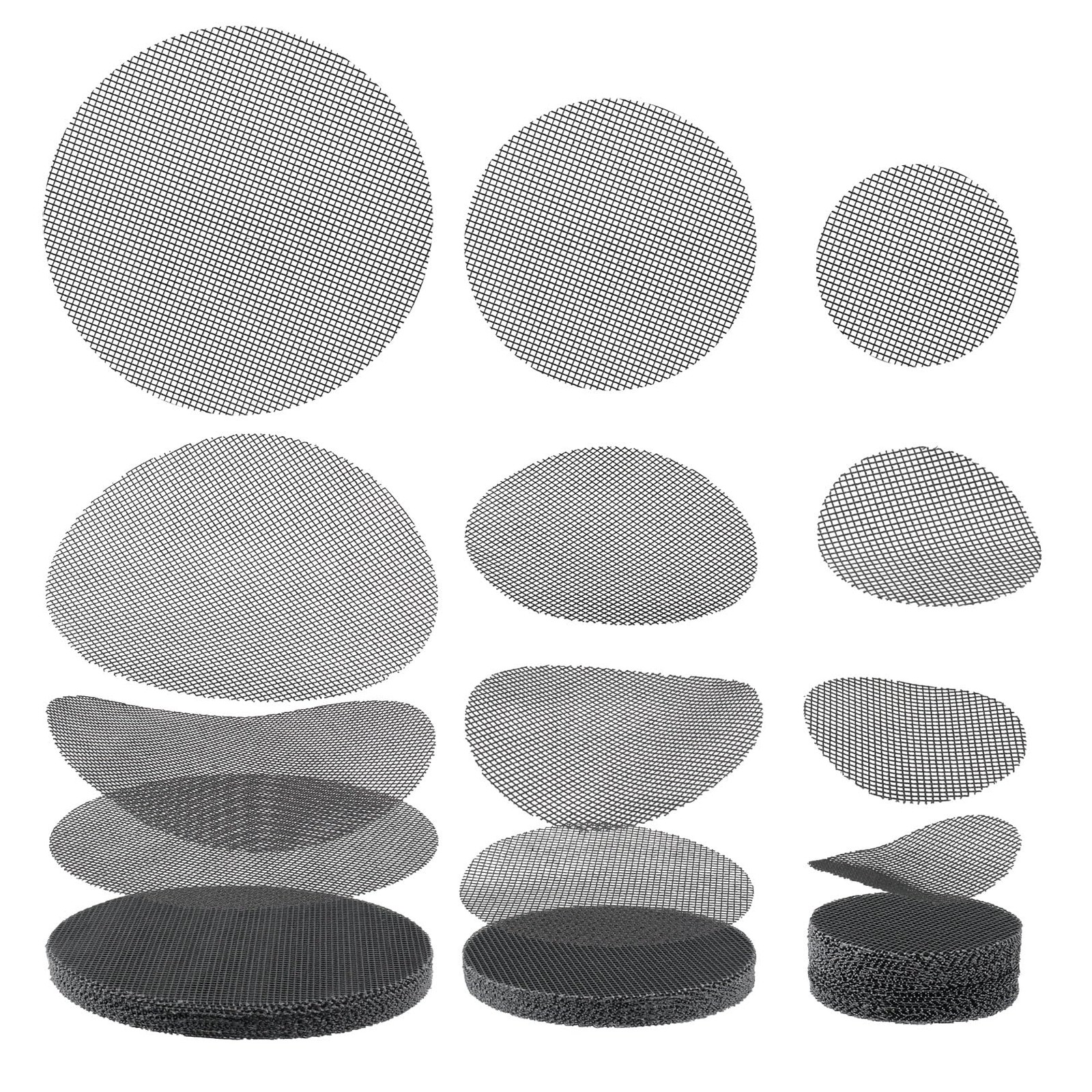 Bonsai Mesh for Plant Pot Drainage Screen 2 3 4 Inch Assorted Sizes, 100 Pcs ... gallery