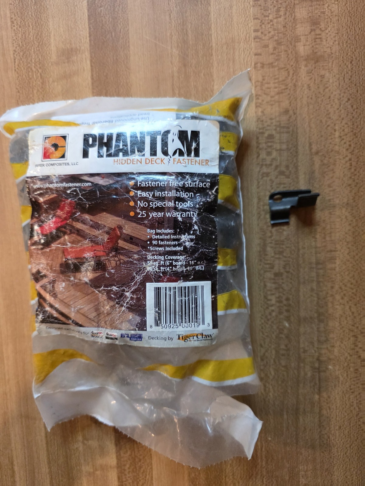 Phantom ~ Hidden Deck Fastener ~ 90 fasteners - 95 Screws ~ 50sq ft gallery