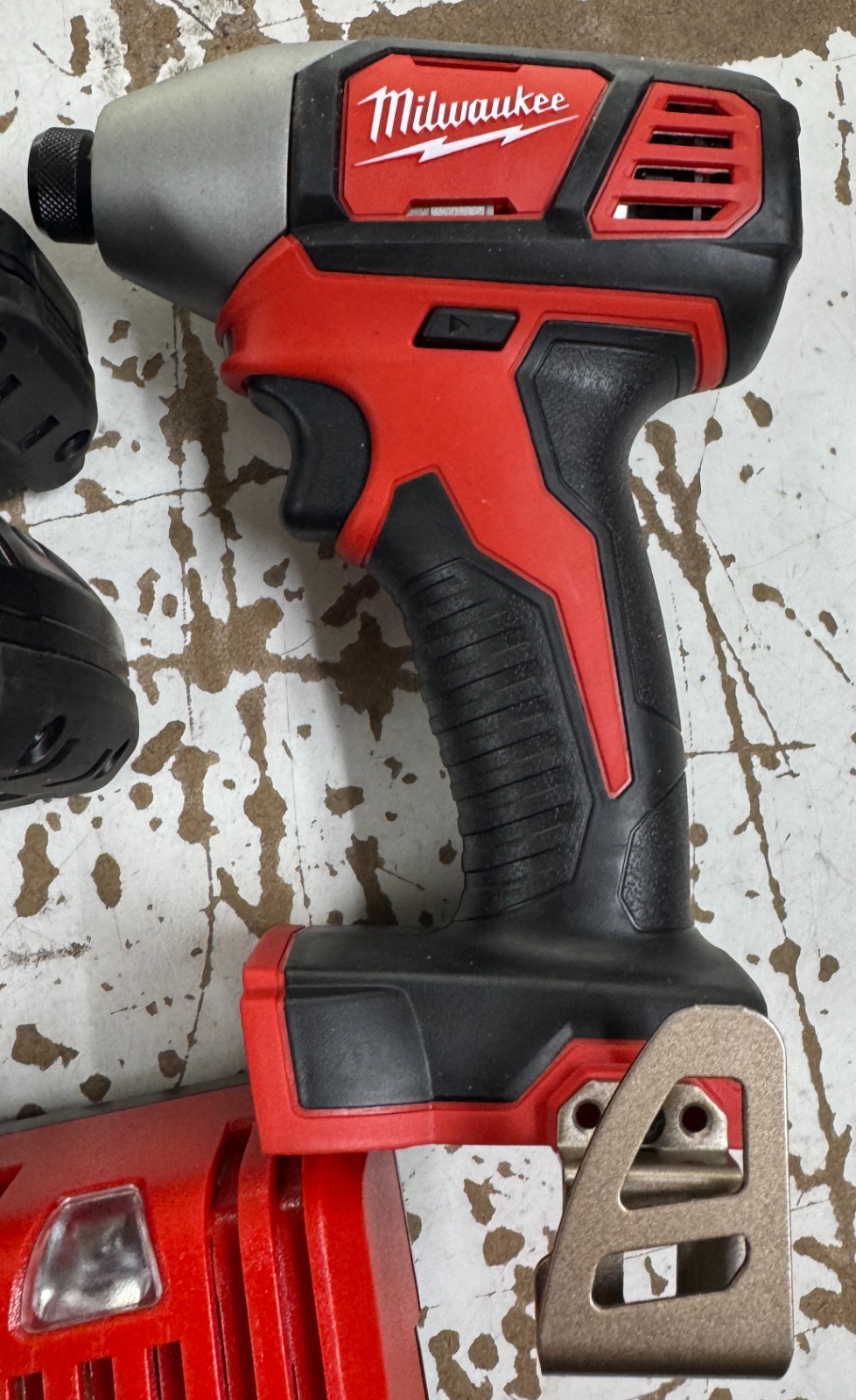 MILWAUKEE DRILL/IMPACT W/2X BATTERY + CHARGER + CASE - 2606-20/2656-20 gallery