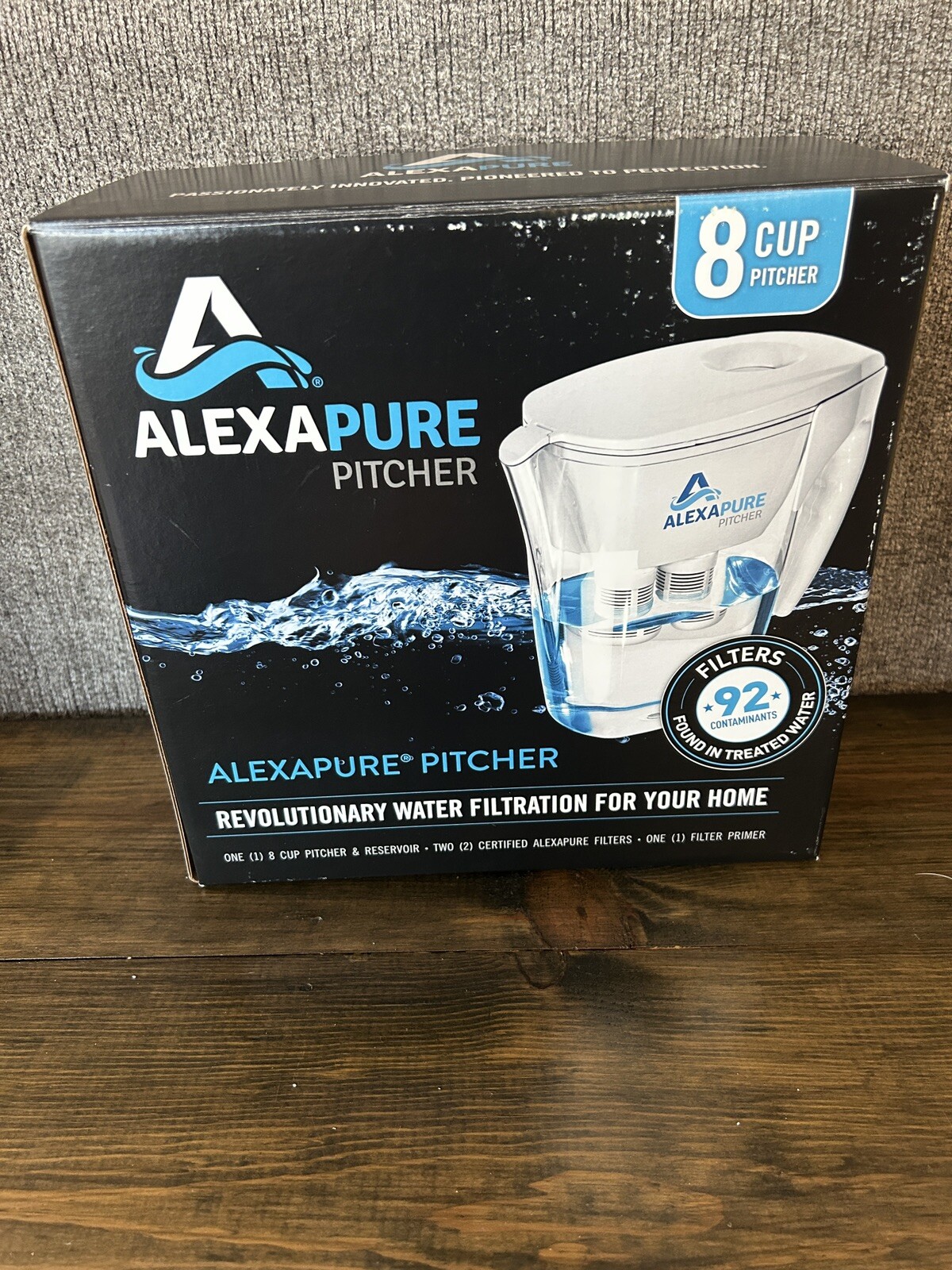 Alexapure 8 Cup Pitcher Water Filtration System with Filters gallery