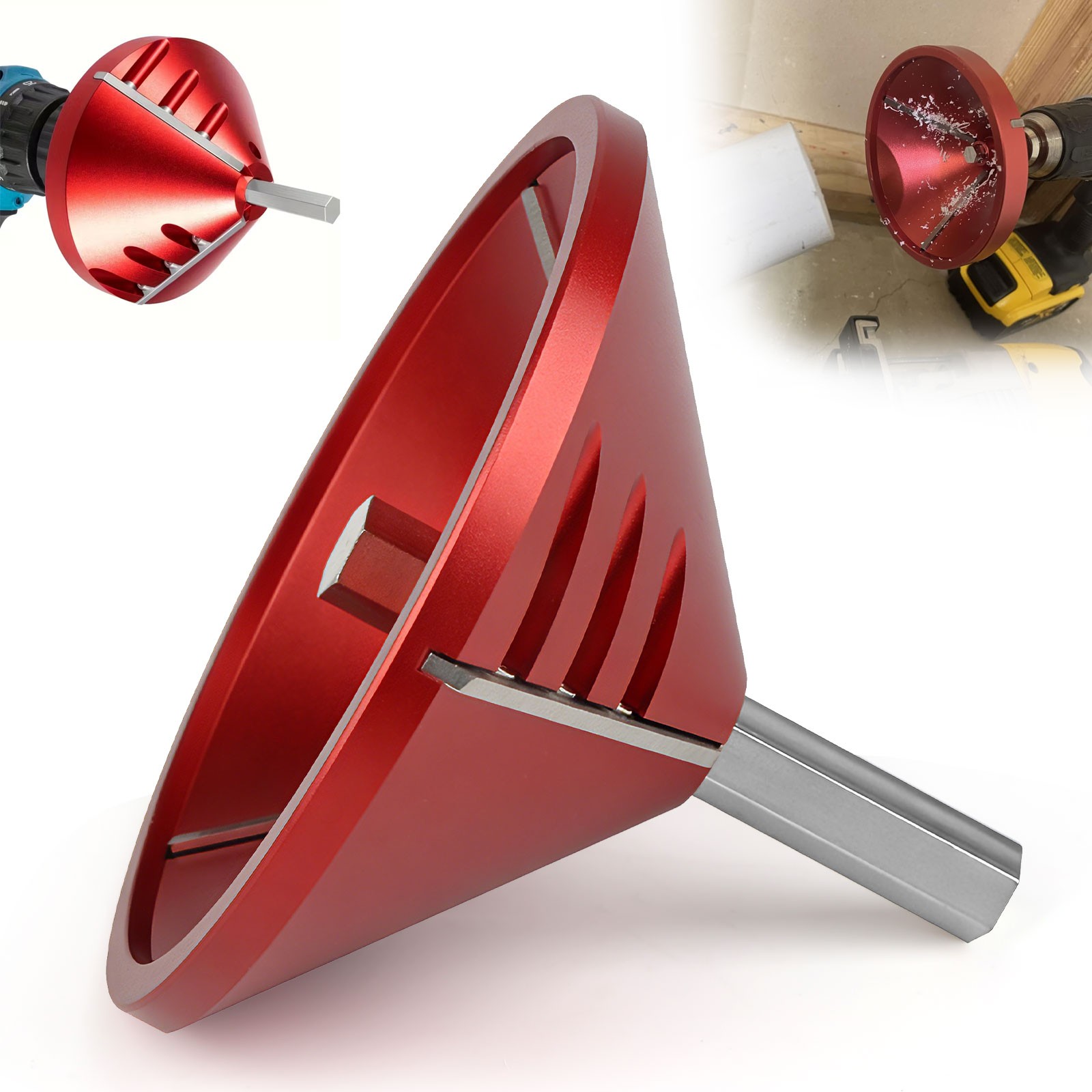 2-in-1 PVC Pipe Chamfer & Deburr Tool Manual Pipe Reamer 0.92–3.89"OD CPVC Pipe gallery