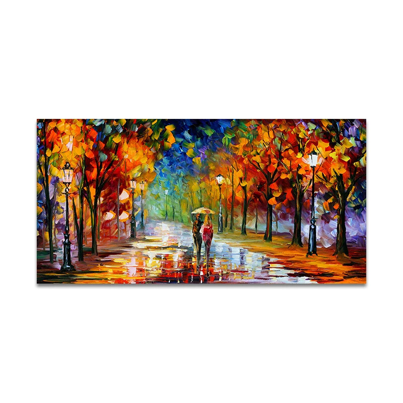 Abstract Colorful Landscape Canvas Painting Poster Living Room Home Decor gallery