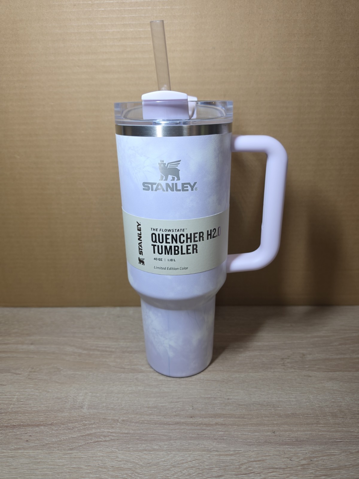 Stanley Quencher H2.0 FlowState Travel Tumbler. Purple Tie Dye. Limited Edition! gallery