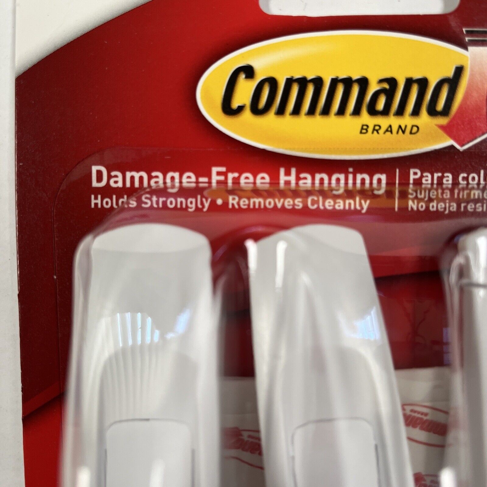 Command Wall Hooks Damage Free 6 Hooks Holds 3 Lbs Medium White 17001-6ES gallery