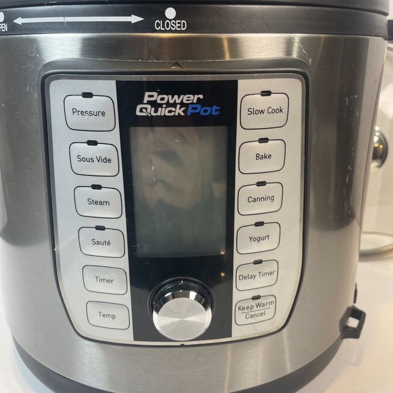 Power Quick Pot Multi-Cooker 8Qt Silver Y8D-36 8-in-1 Pressure Cooker 1300W gallery