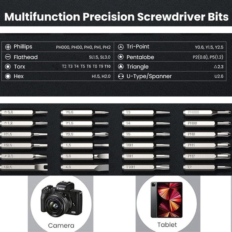 25-In-1 Small Precision Screwdriver Set, Professional Magnetic Mini Repair Tool gallery