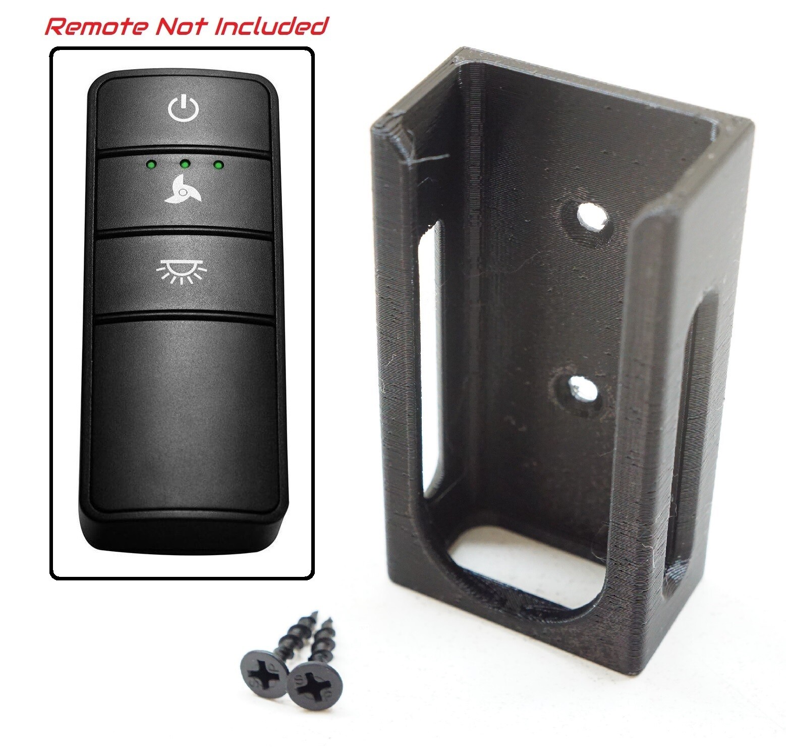 Wall Mount for Hampton Bay Universal Ceiling Fan Remote (2, 3, or 4 Button) gallery