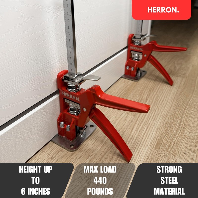 Hand Lifting Jack Tool 440 lbs Capacity 2-Pack 6 Inch Lift Height All-Steel gallery