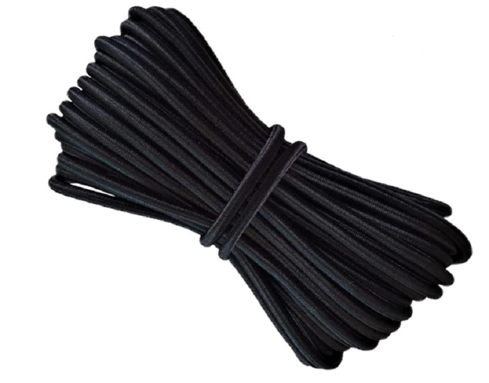 1/8Inch 3mm 10 Yards Black Heavy Stretch Round String Elastic Cord for DIY Cr... gallery