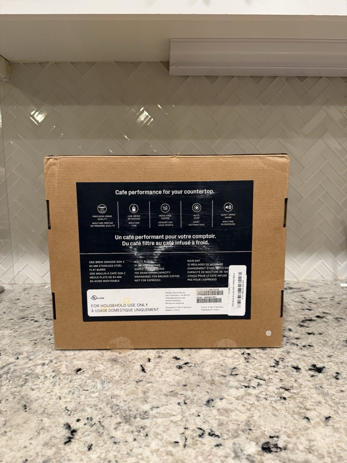 Gen 2 Ode Brew Grinder - Burr, Electric Coffee Bean Grinder with Matte Black gallery