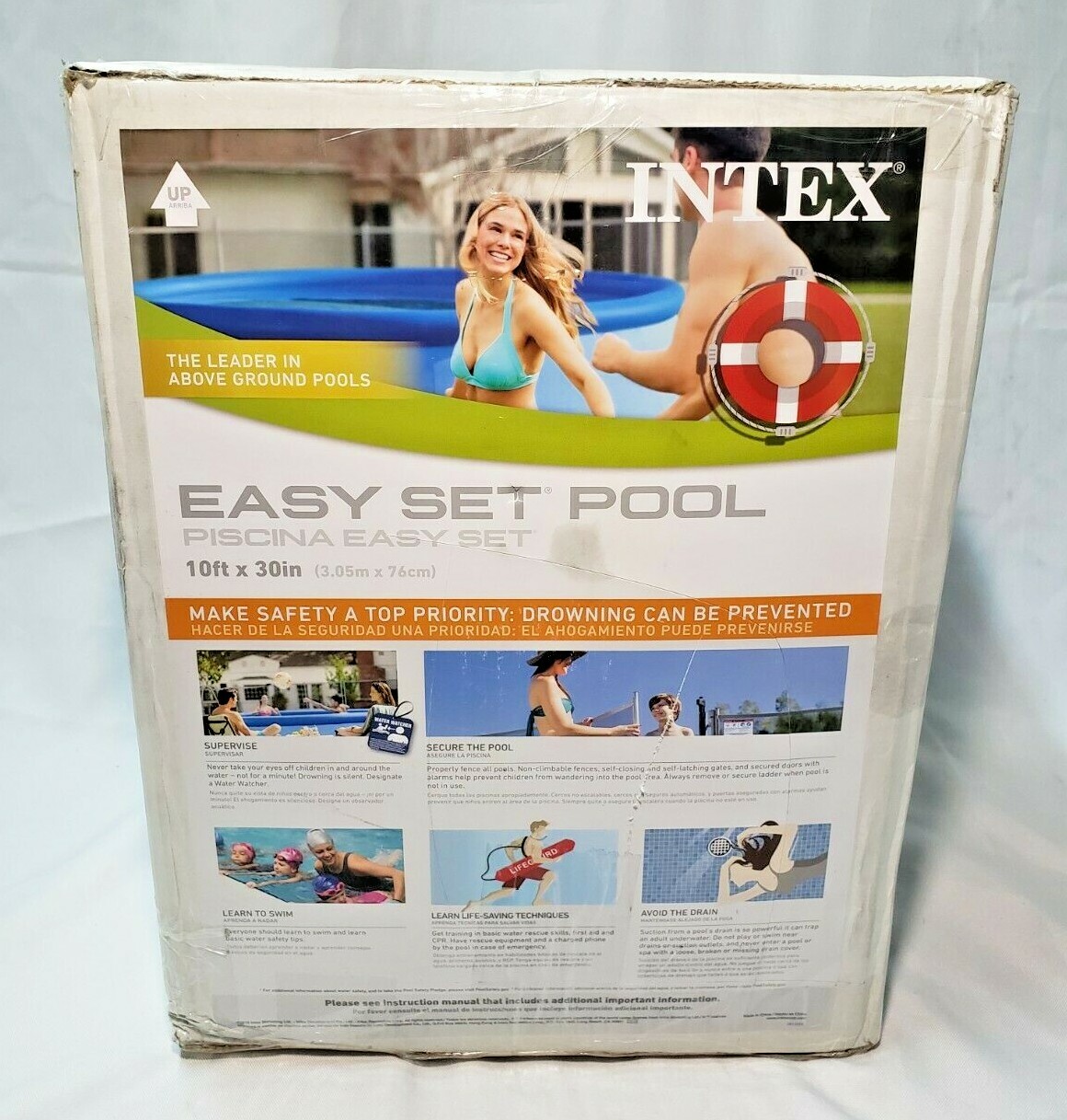 Intex Easy Set 10ft x 30in Above Ground Inflatable Swimming Pool #28120EH - NEW gallery