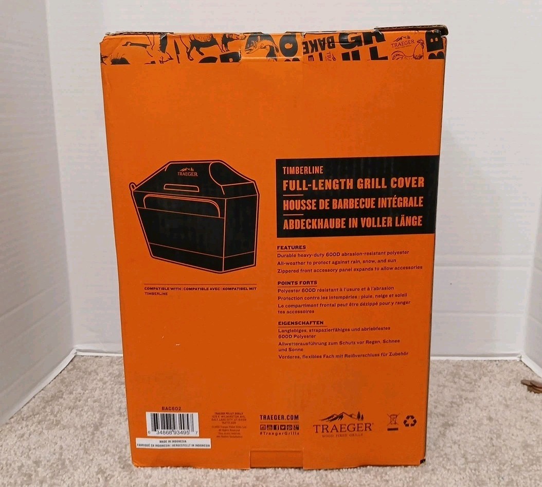 Traeger BAC602 Timberline Gray Grill Cover For Timberline gallery