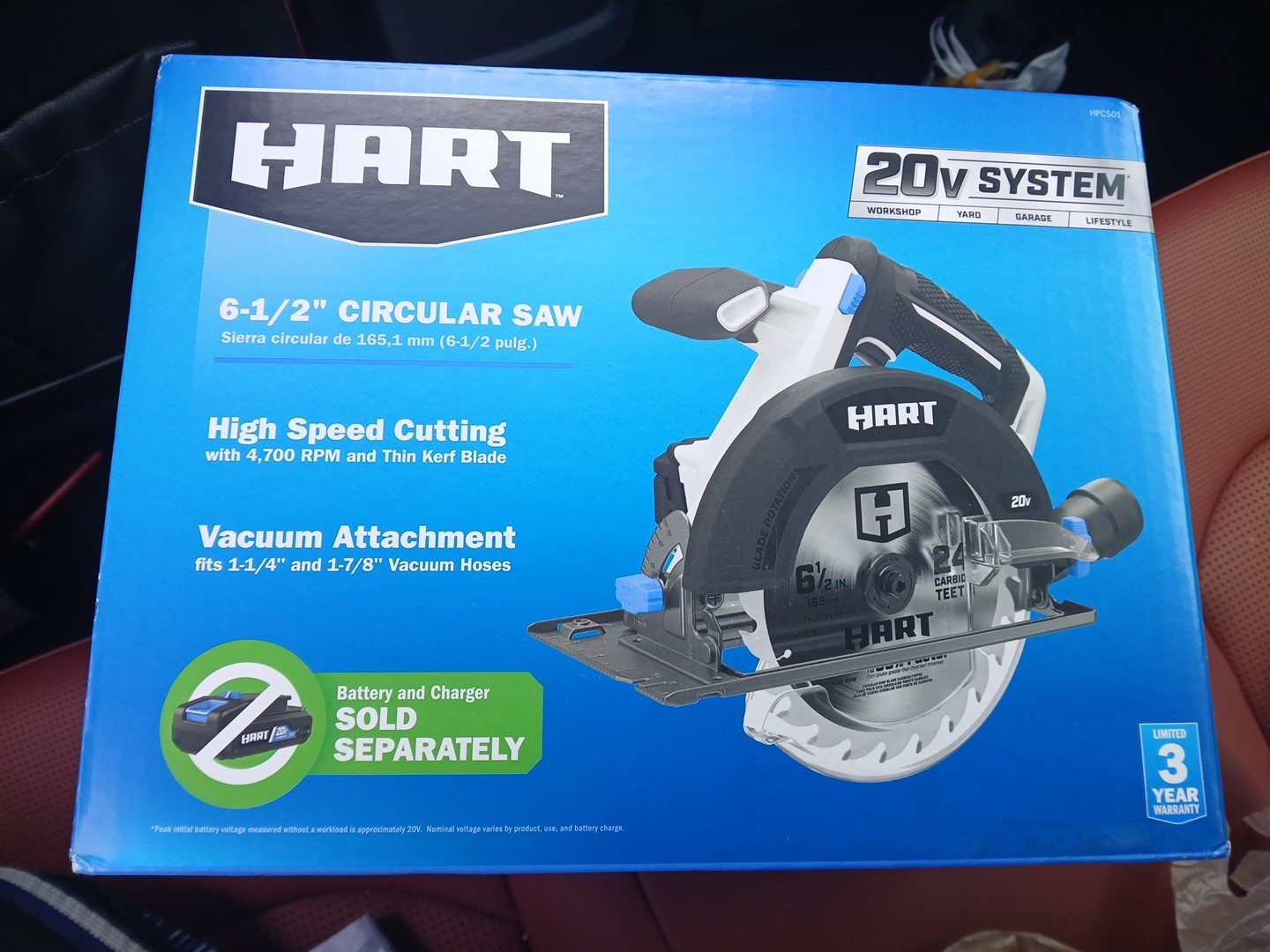 Hart HPCS01 20V Cordless 6.5-Inch Circular Saw Bare Tool gallery