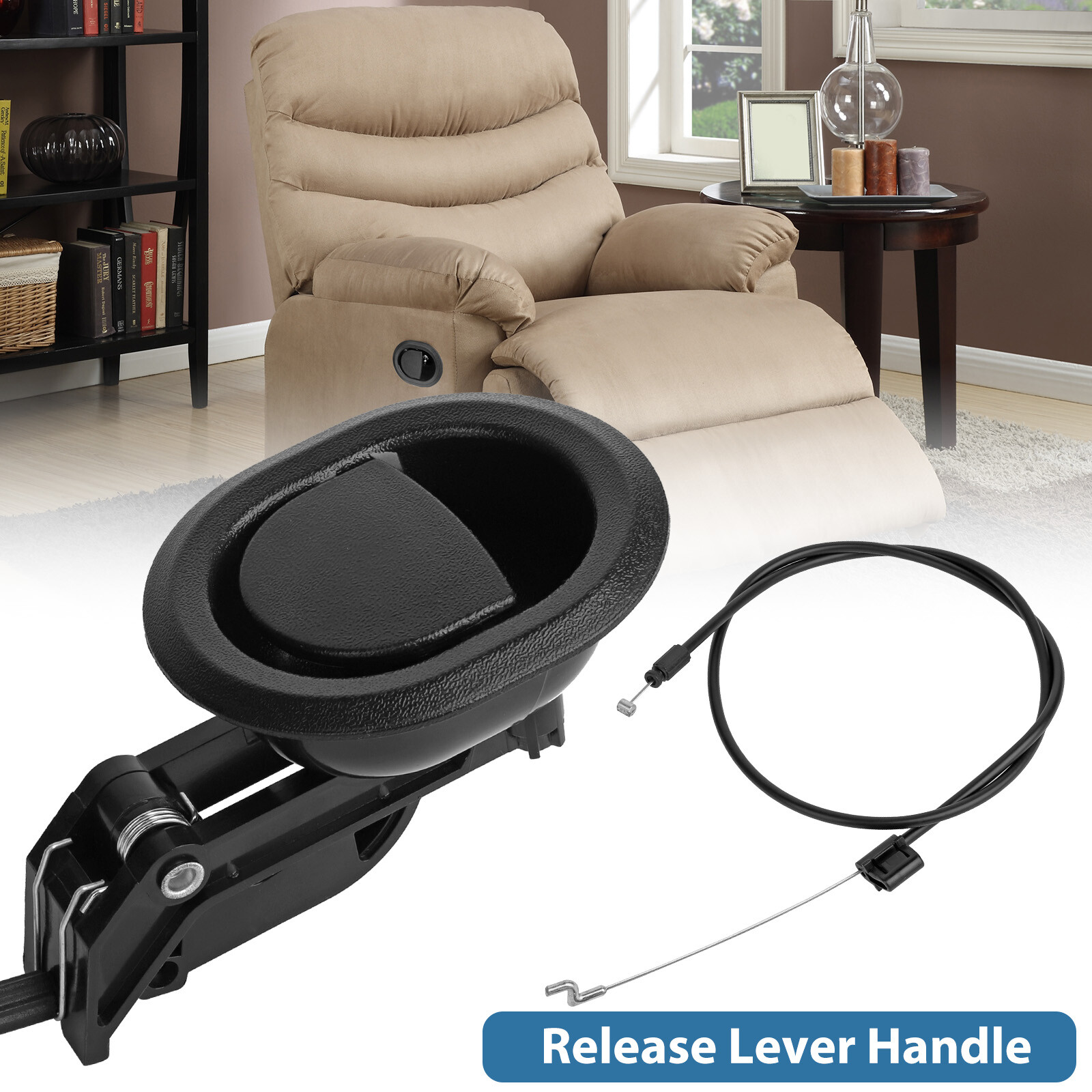 Universal Sofa Recliner Release Pull Handle Replacement Chair Couch Cable Lever gallery
