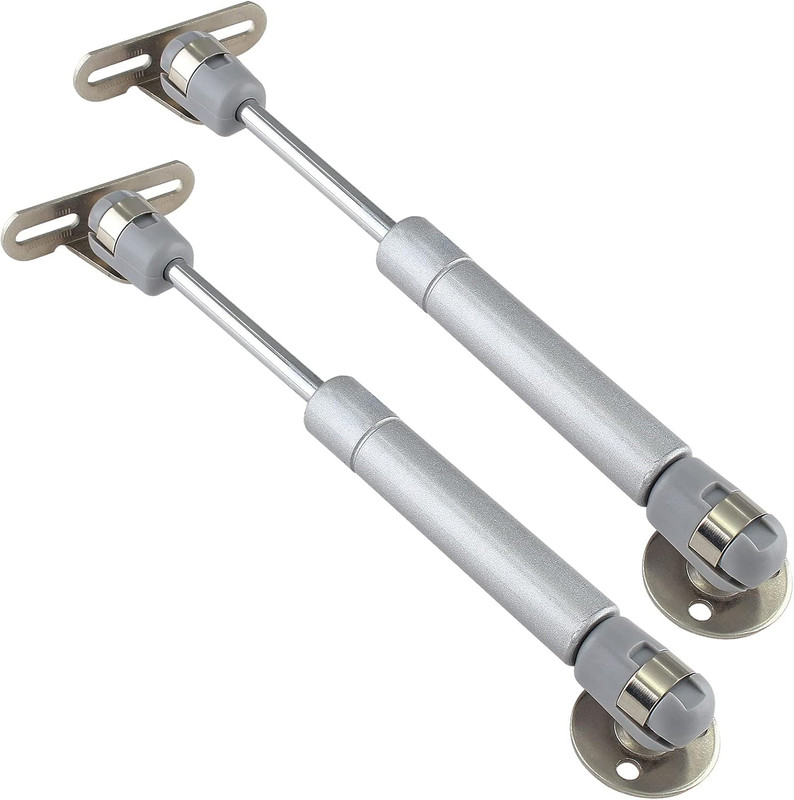 2 Pack 150N/33Lbs Gas Struts Soft Close Lid Supports 6 Inch Cabinet Toy Box gallery