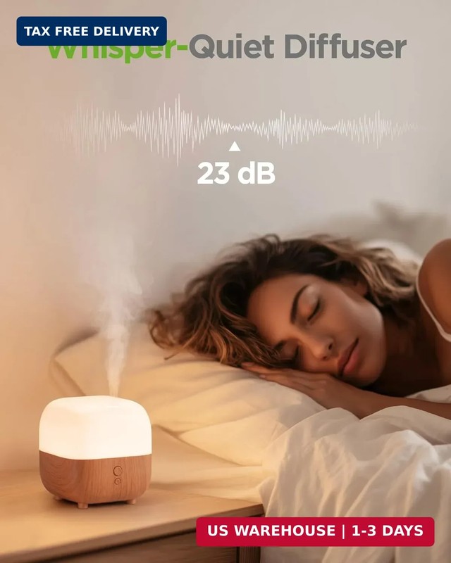InnoGear 150ml Essential Oil Diffuser, 5-in-1 Diffusers for Home Scent 8 LED Col gallery