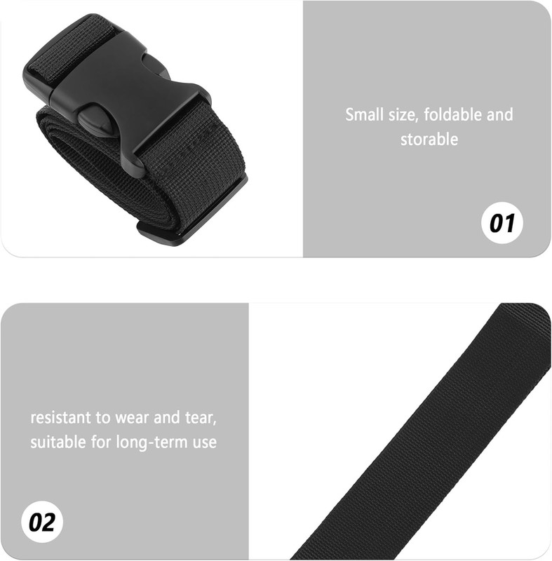2Pcs 39" Car Battery Tie Down Strap with Elastic Buckle Adjustable Battery Strap gallery