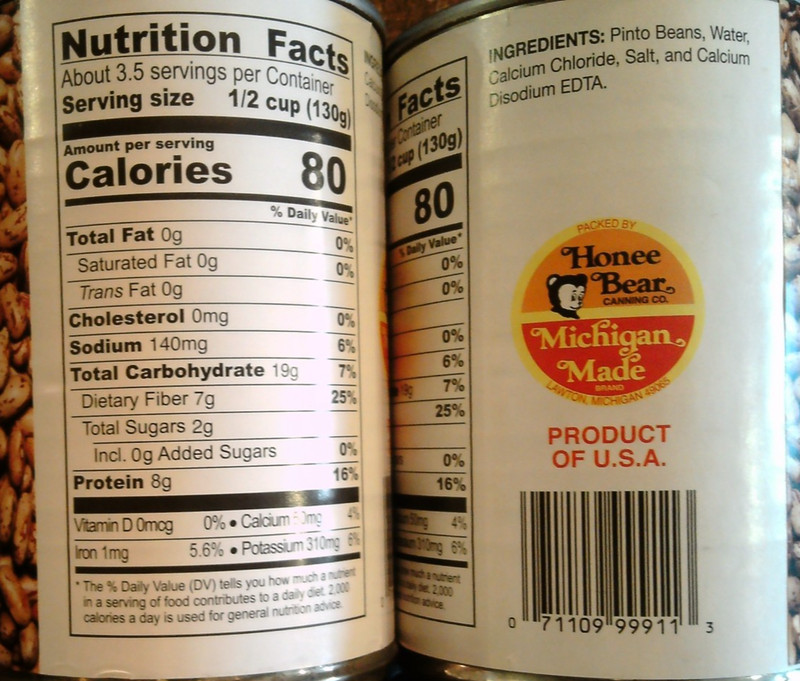 LOT 5 (FIVE) Michigan Made Low Sodium Pinto Beans (B 6/28 (1); 5/27 (2); 4/27 (2 gallery