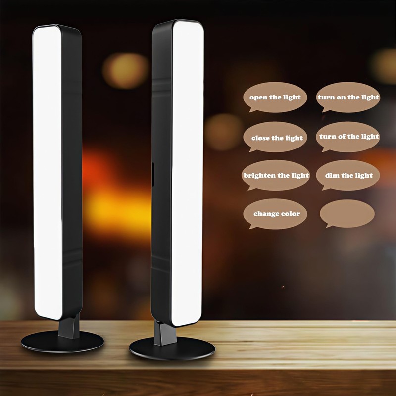 USB Voice Control Table Lamp Without WiFi, Sound Activated Desk Lamp Internet... gallery