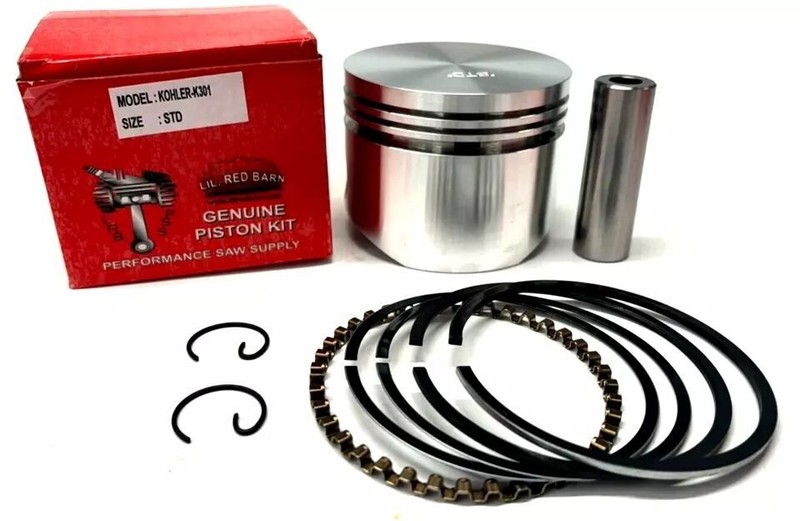 STANDARD ENGINE MASTER REBUILD FITS KOHLER K301, M12, VALVES GASKET SET WITH ROD gallery