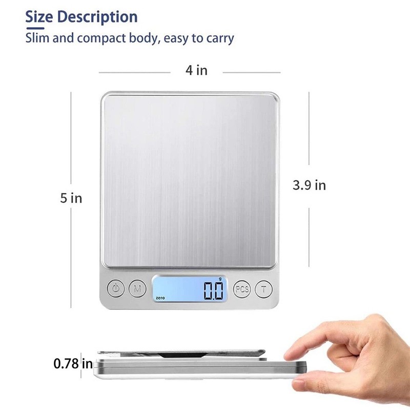 Digital Electronic Kitchen Food Diet Scale Postal Weight Balance 3KG / 0.1g gallery
