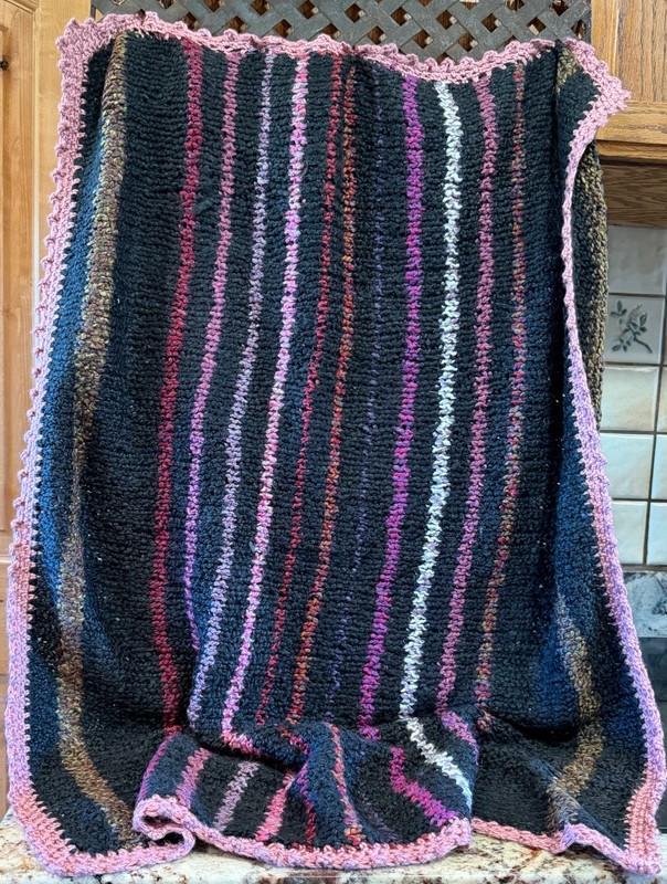 Comfy lap throw— chair throw, mini afghan, wheel chair throw, pet comforter. gallery