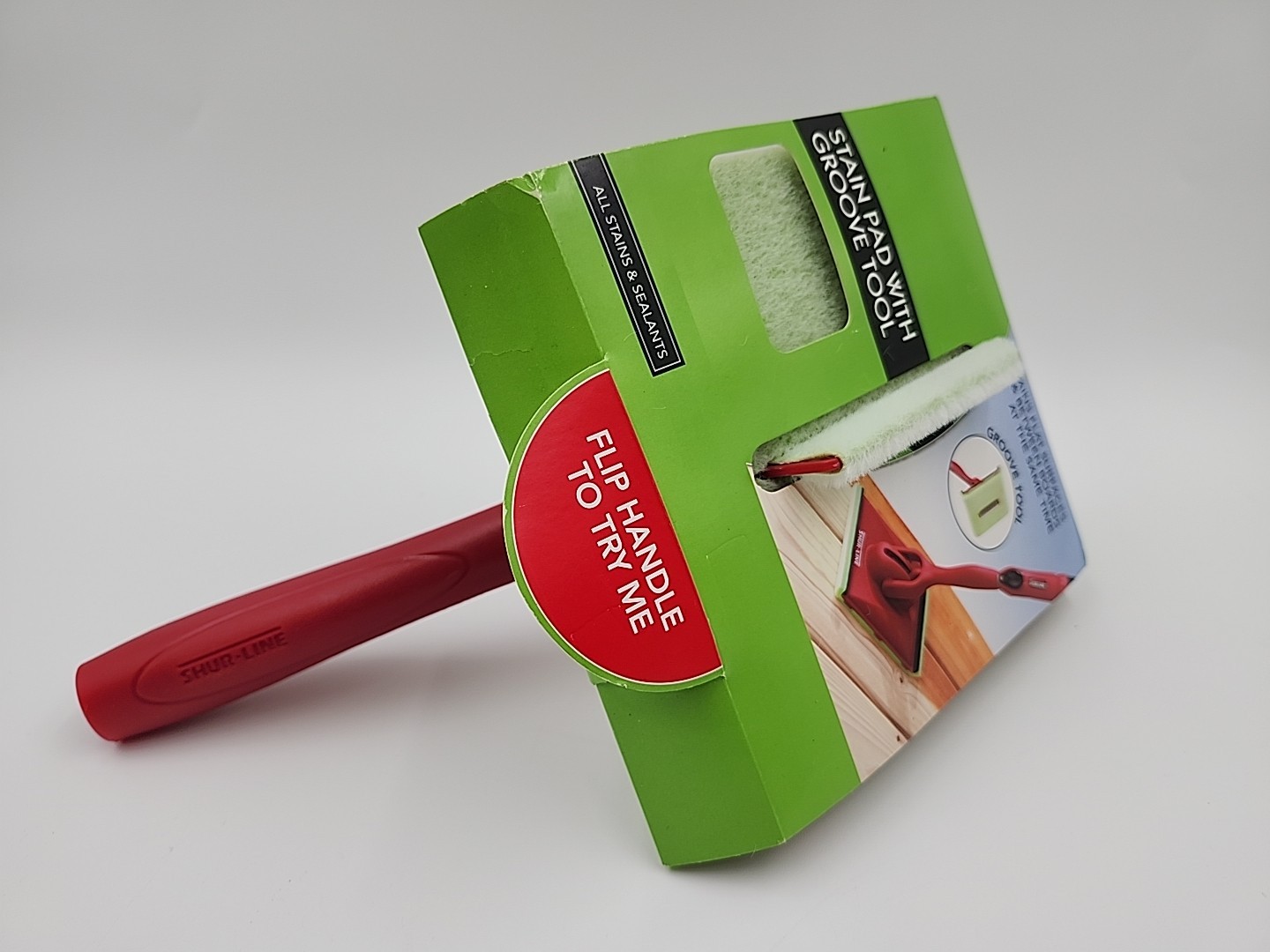 SHUR-LINE 2007090 Staining Pad, Plastic, 7-5/8 in.L, Red gallery