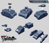 The Hippo Modular Sci-Fi APC Tank 28–32mm | Turret & Dozer Options gallery
