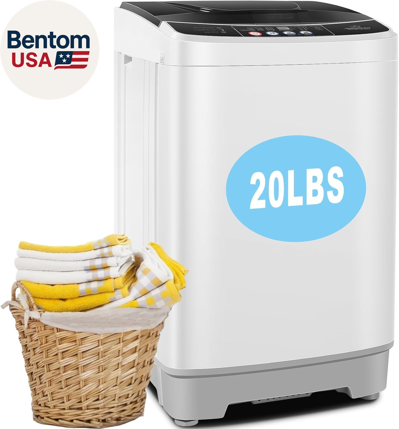 20Lbs Portable Washing Machine Portable Washer, 2.8 Cu.Ft Washer and Dryer Comb gallery