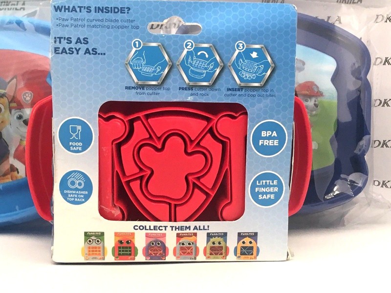 Paw Patrol Bite-Sized Food Cutter Set & Lot of 2 Sandwich Saver Containers NEW gallery