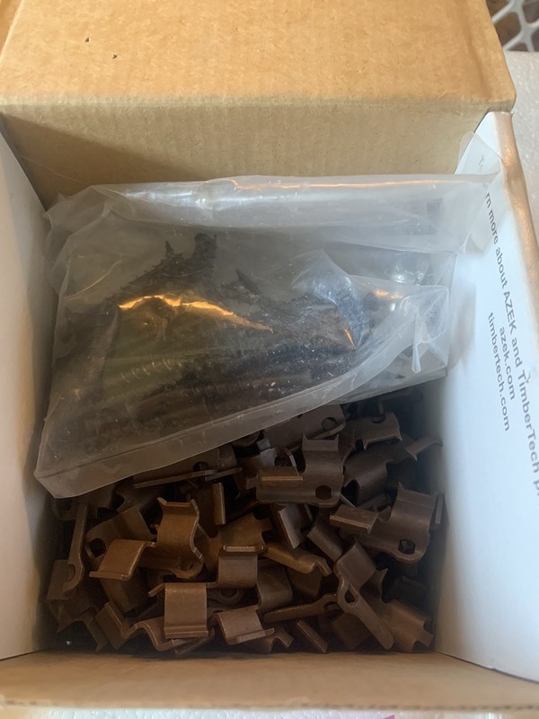 TimberTech CONCEALoc Deck Hidden Fasteners 120 Clips & 127 Screws 68.5 Sq Ft OB gallery