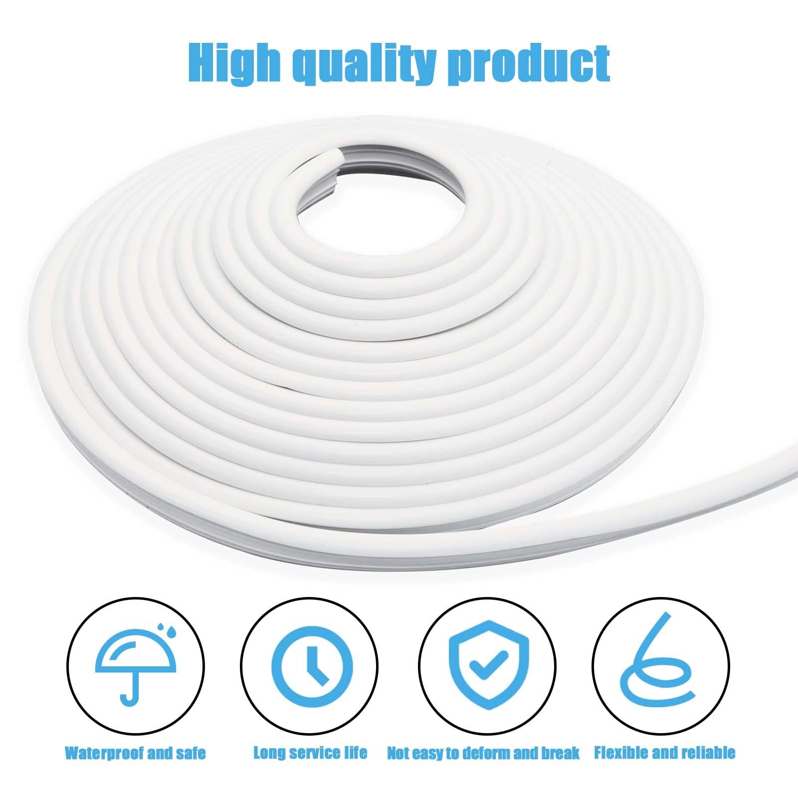120 FT Swimming Pool Beaded Liner Lock Fits AboveGround InGround White gallery